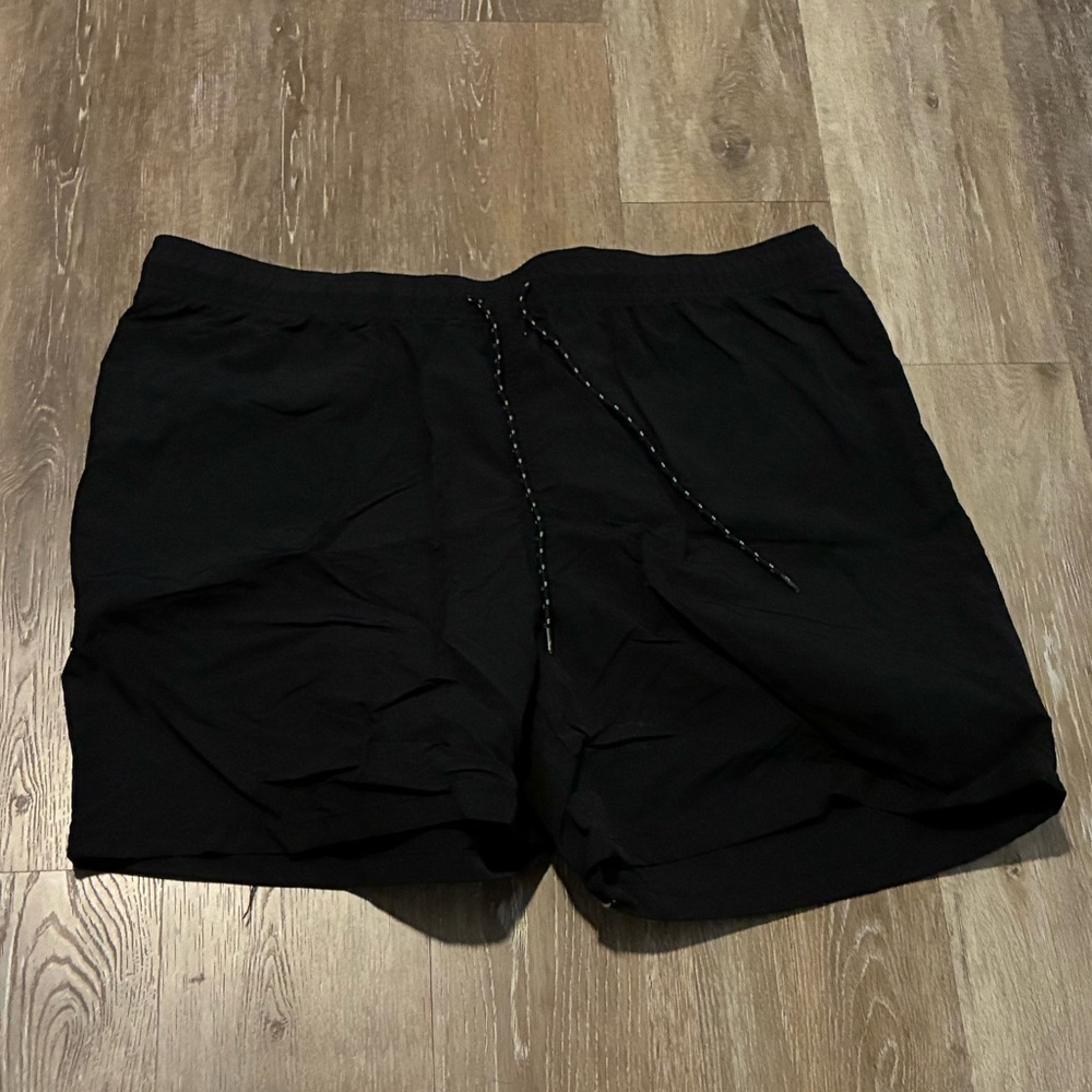 Black Men's Swim Trunks